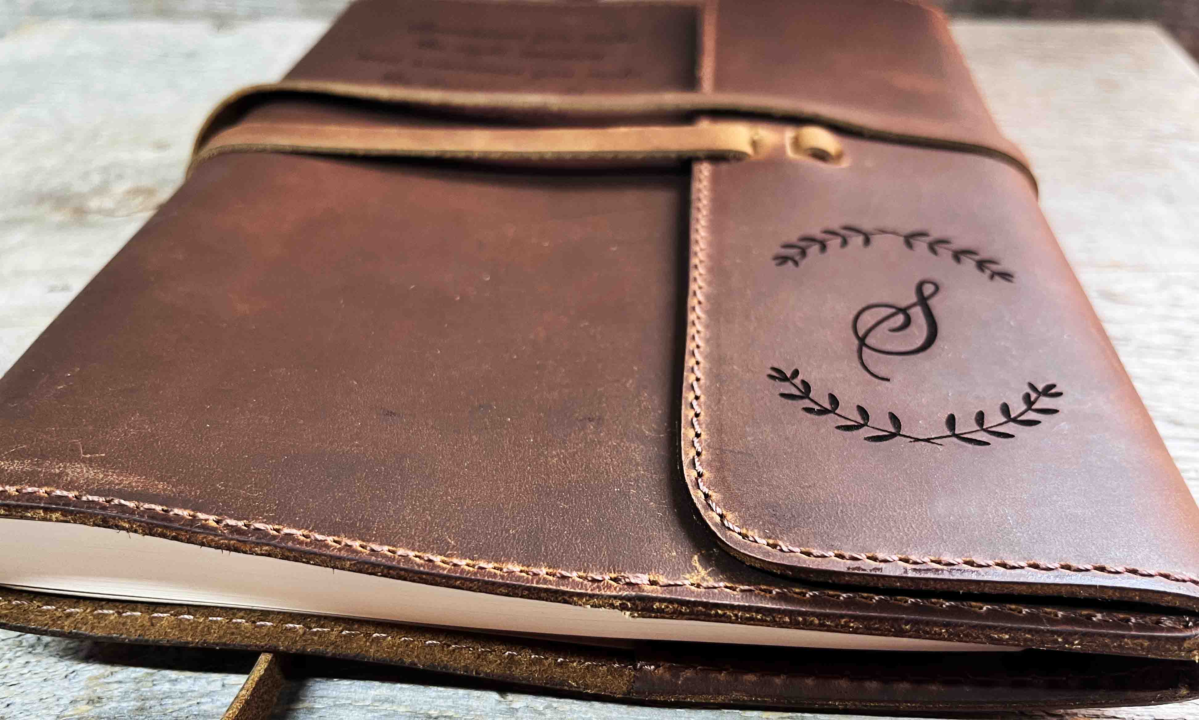 Refillable Journal / Premium Leather / Custom Engraved