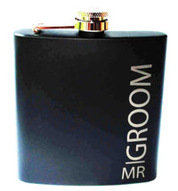 Personalized 6oz Stainless Steel Flask | Custom Engraved Groomsmen Gift | Design 29