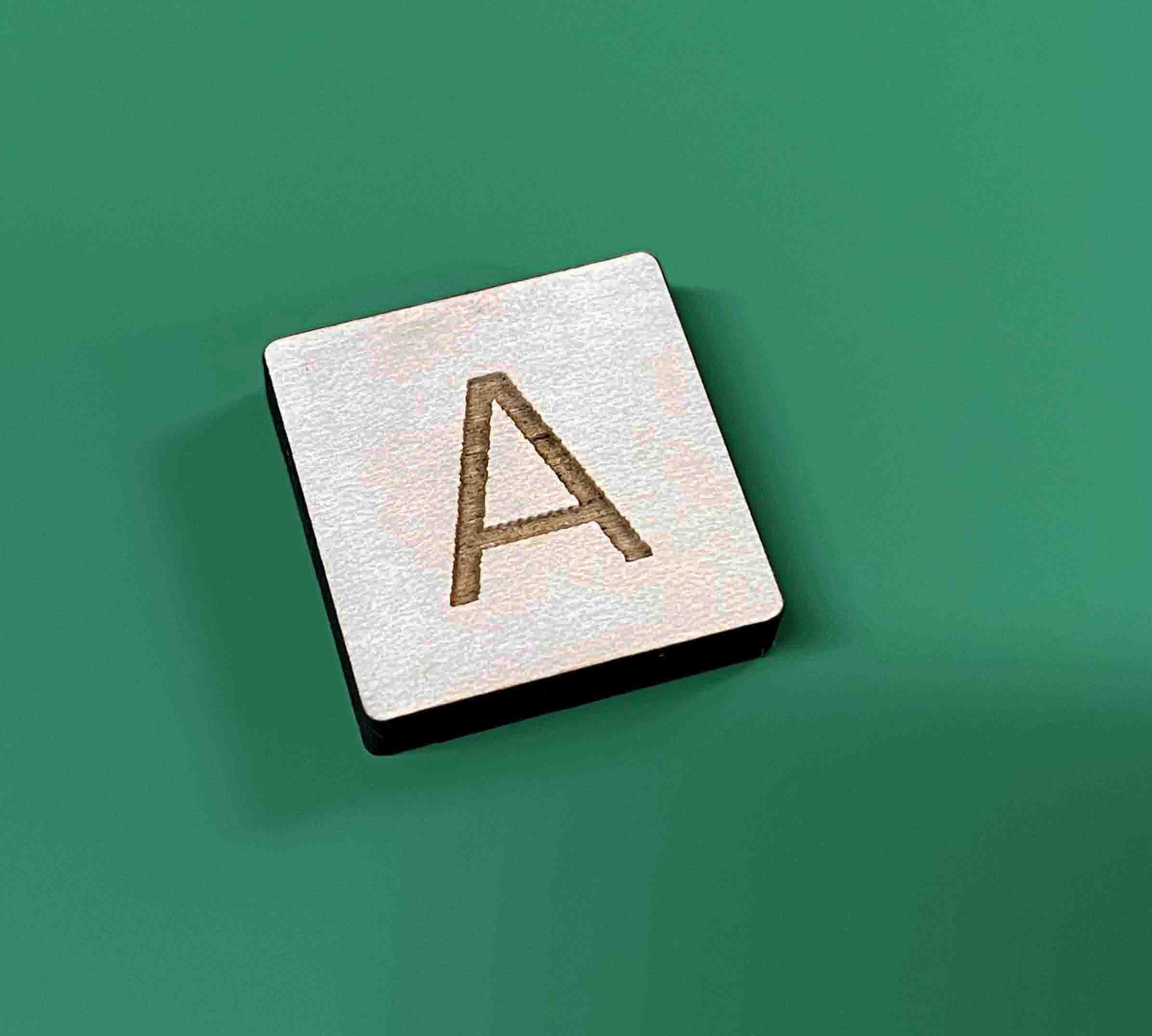 Laser Cut Letter tiles