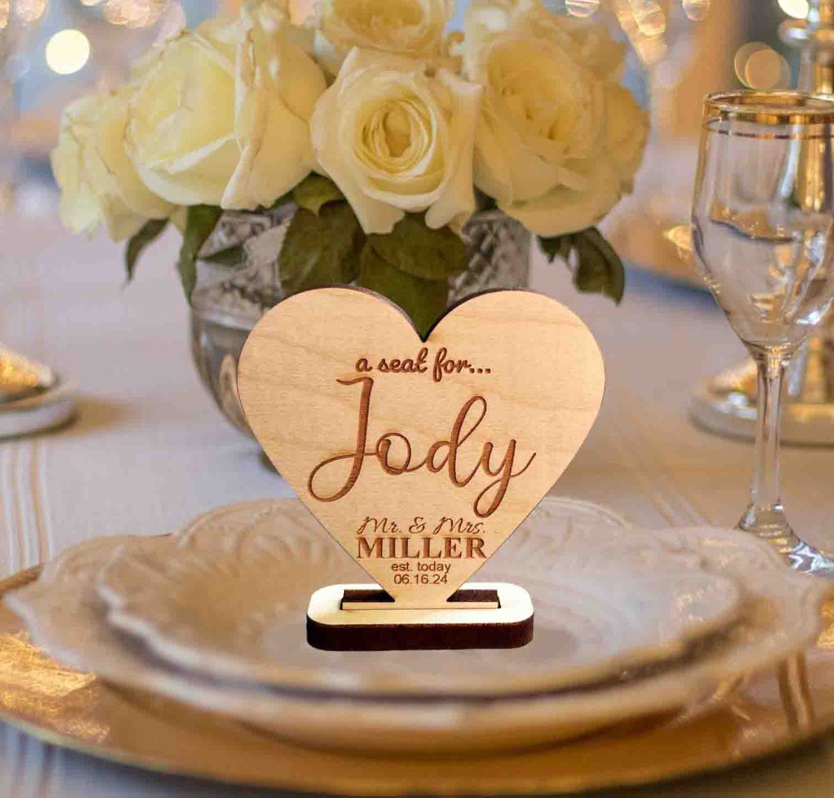 Wedding Seat Place Holders Memories Made Custom