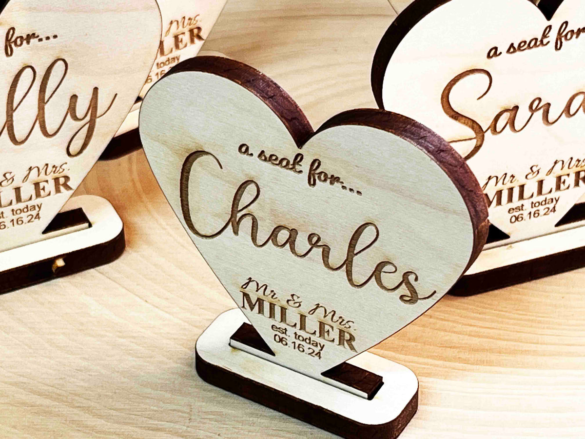 Wedding Seat Place Holders Memories Made Custom