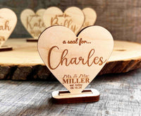 Wedding Seat Place Holders Memories Made Custom
