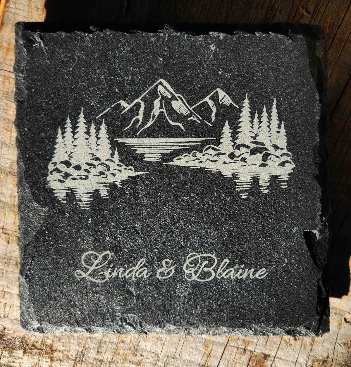 Slate Coaster Memories Made Custom