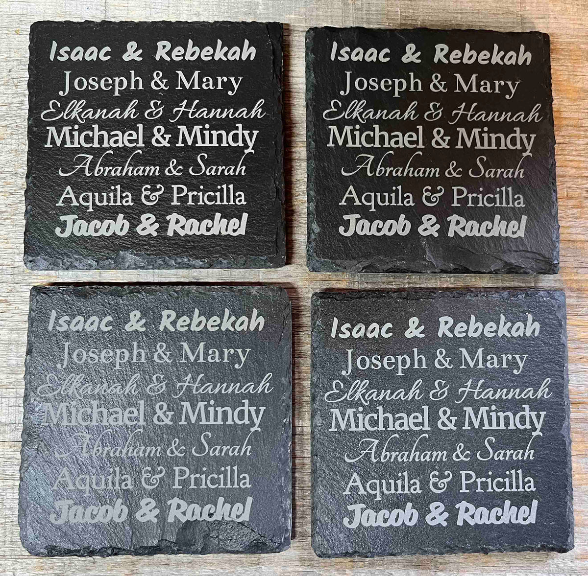 Slate Coaster Memories Made Custom