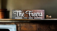 The Chunker 3D Shelf/Table Sign - Family Sign Memories Made Custom