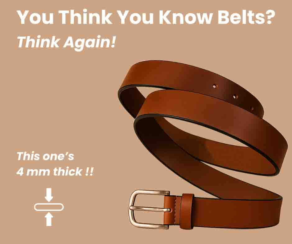 The Legacy Leather Belt - Memories Made Custom