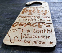 Tooth Fairy Door Hanger Memories Made Custom