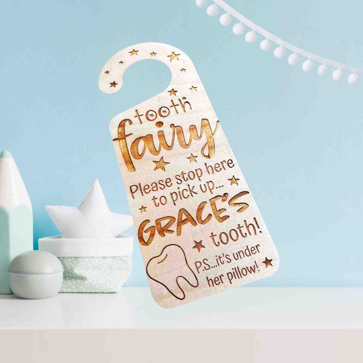 Tooth Fairy Door Hanger Memories Made Custom