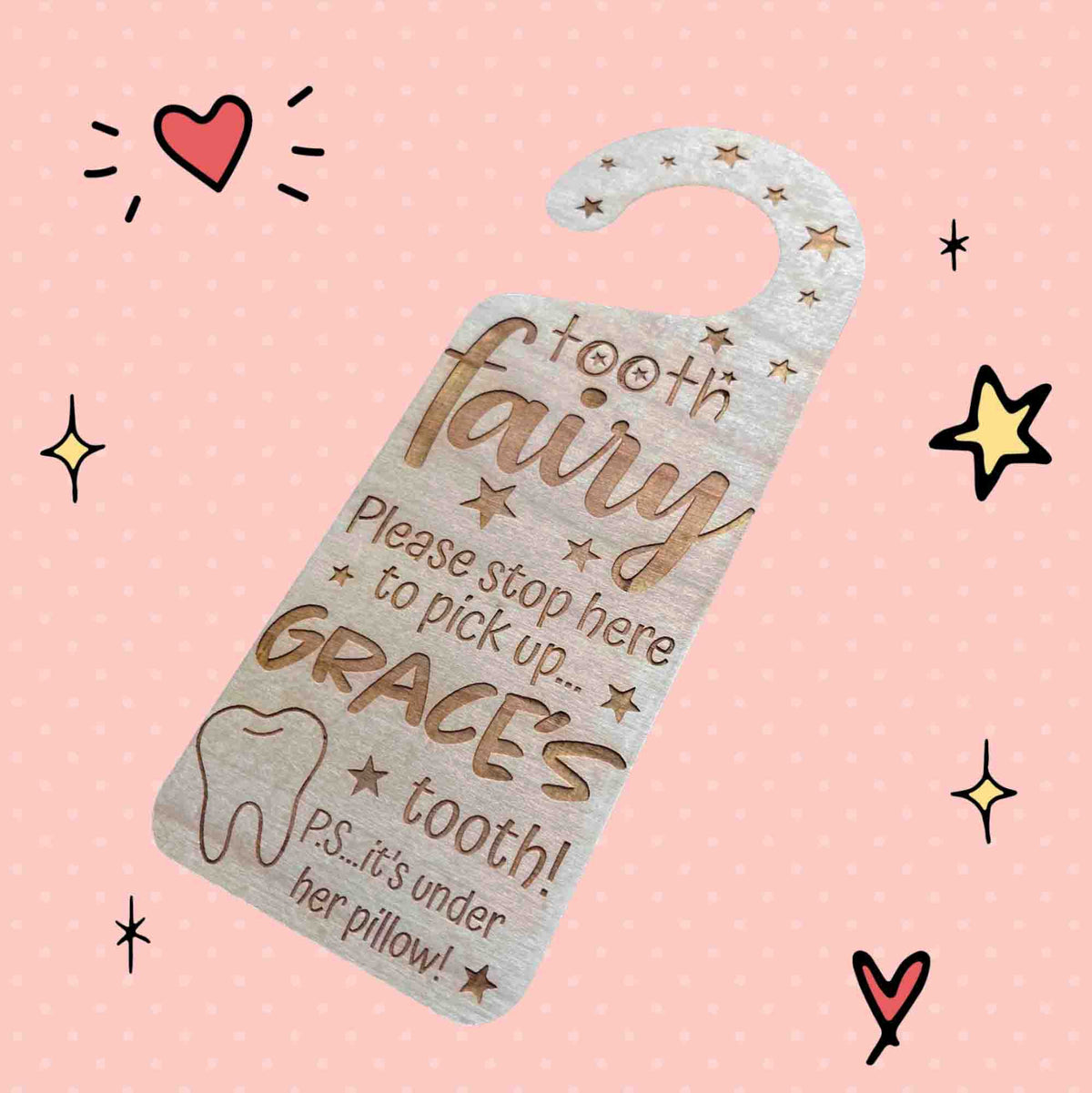 Tooth Fairy Door Hanger Memories Made Custom