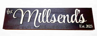 Raised Letter Wooden Family Sign Memories Made Custom