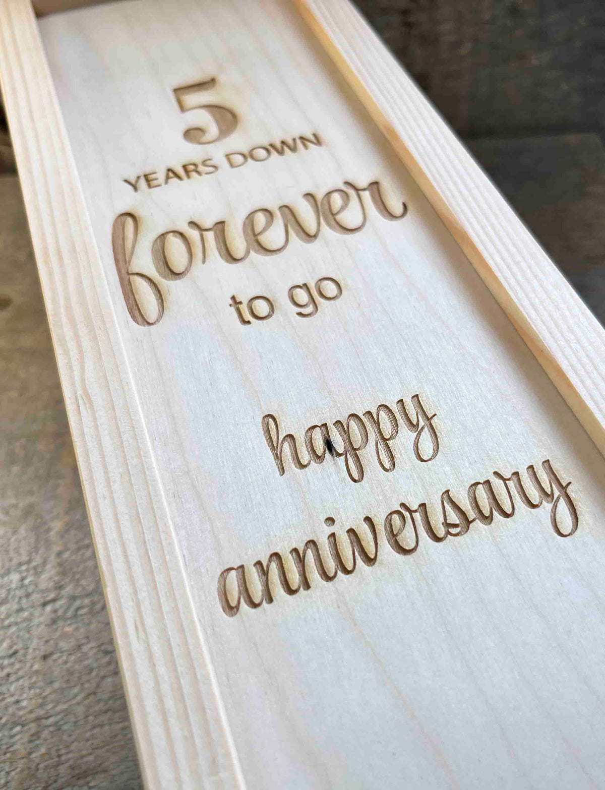 Custom Engraved Wine Boxes - Design 35 Memories Made Custom