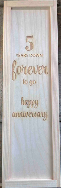 Custom Engraved Wine Boxes - Design 35 Memories Made Custom