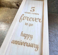 Custom Engraved Wine Boxes - Design 35 Memories Made Custom