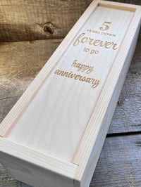 Custom Engraved Wine Boxes - Design 35 Memories Made Custom