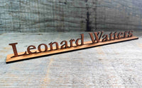 3D Laser Cut Head Table/Desk Name Plates Memories Made Custom