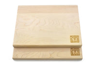 MINI WOOD CUTTING BOARD WITH ROUNDED CORNERS AND EDGES 7" X 8" X ¾".