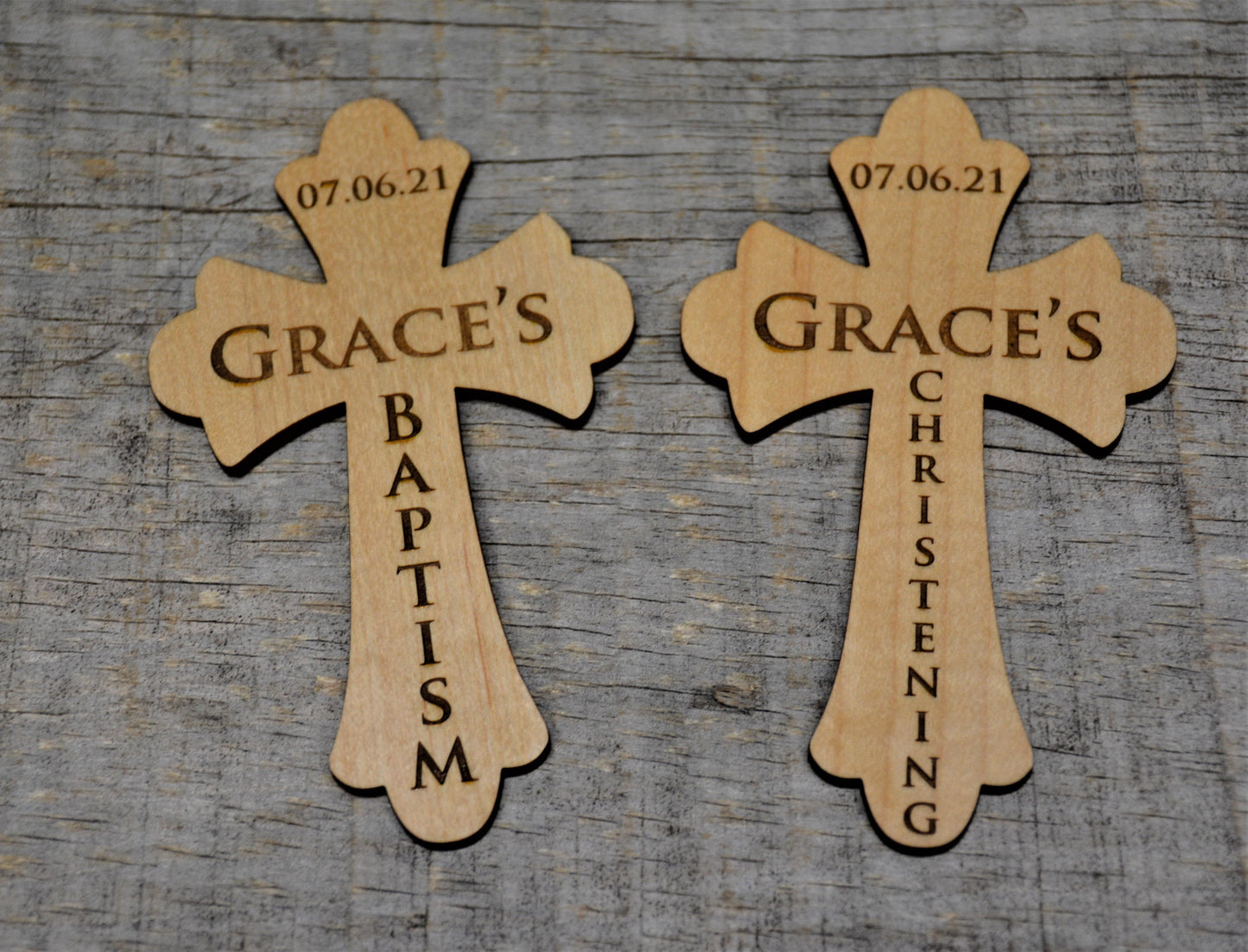 Baptism/Christening Custom Crosses.