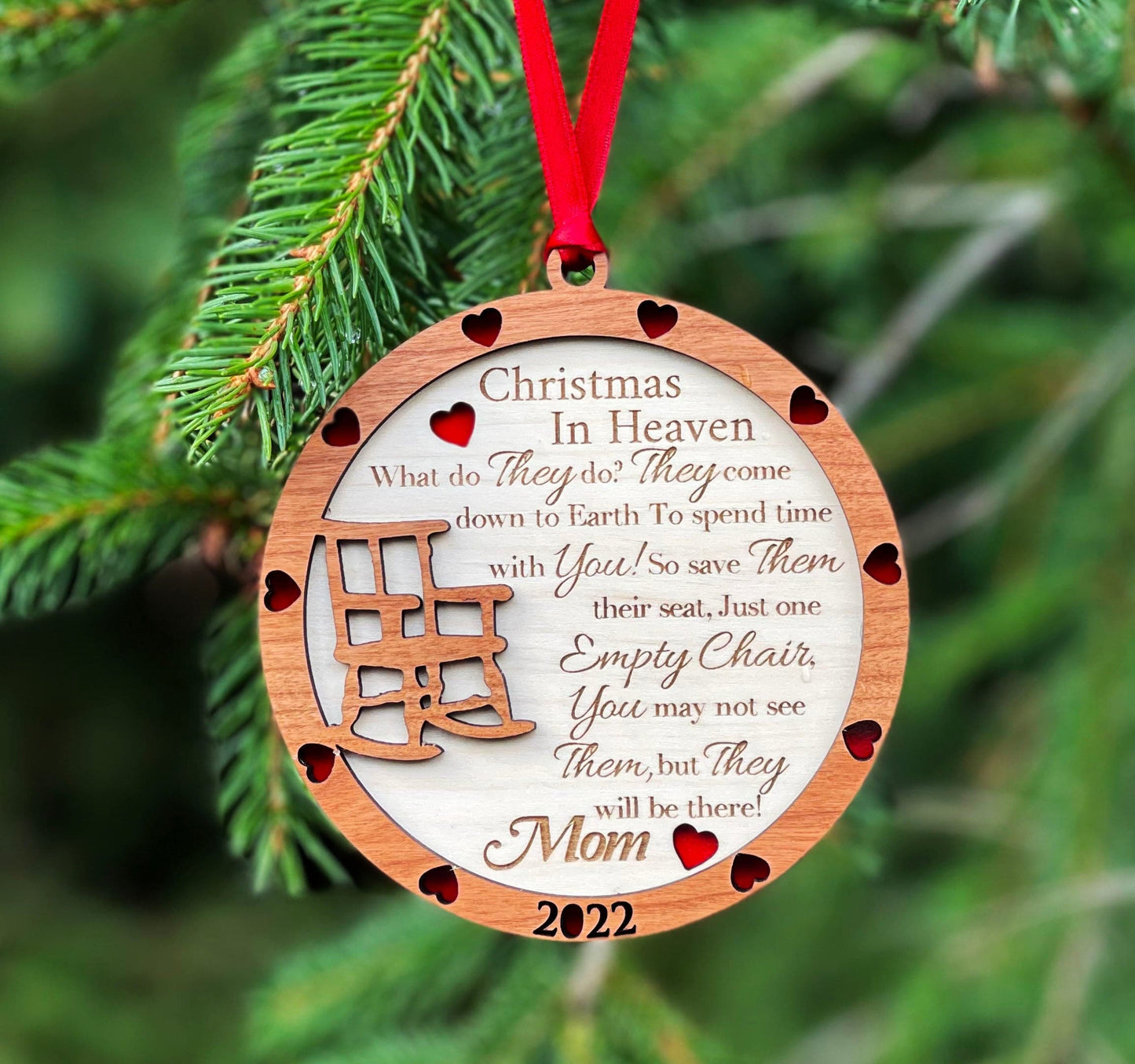 Christmas in Heaven Ornament.