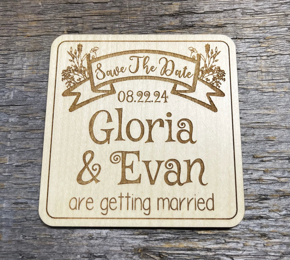 Save the Date Fridge Magnets.