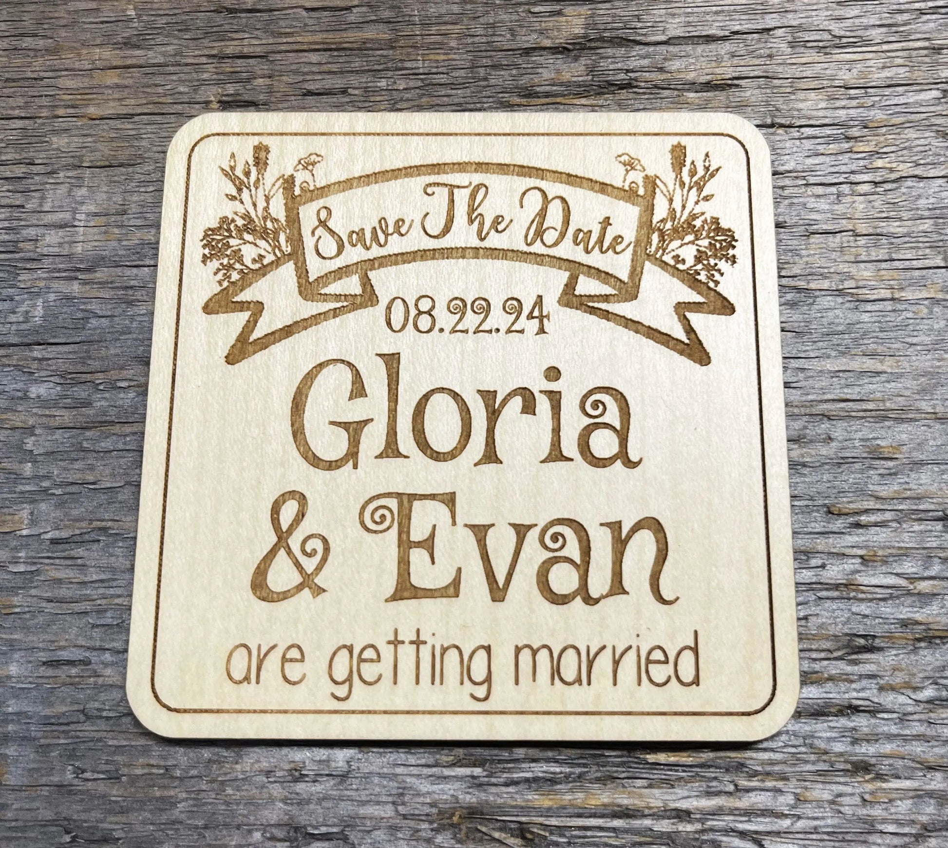 Save the Date Fridge Magnets.