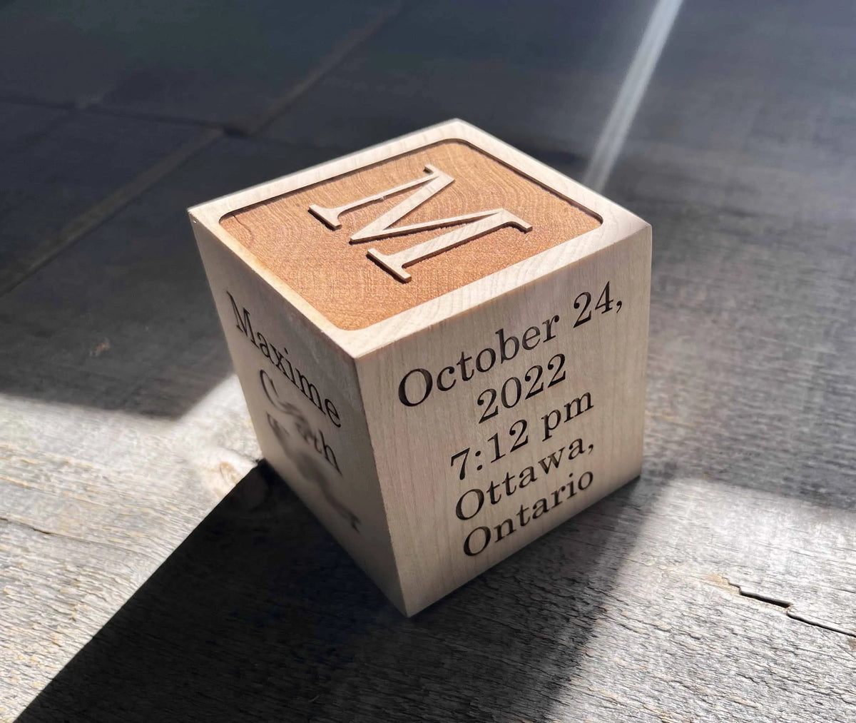 Baby Block -  Solid Maple.