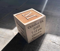 Baby Block -  Solid Maple.