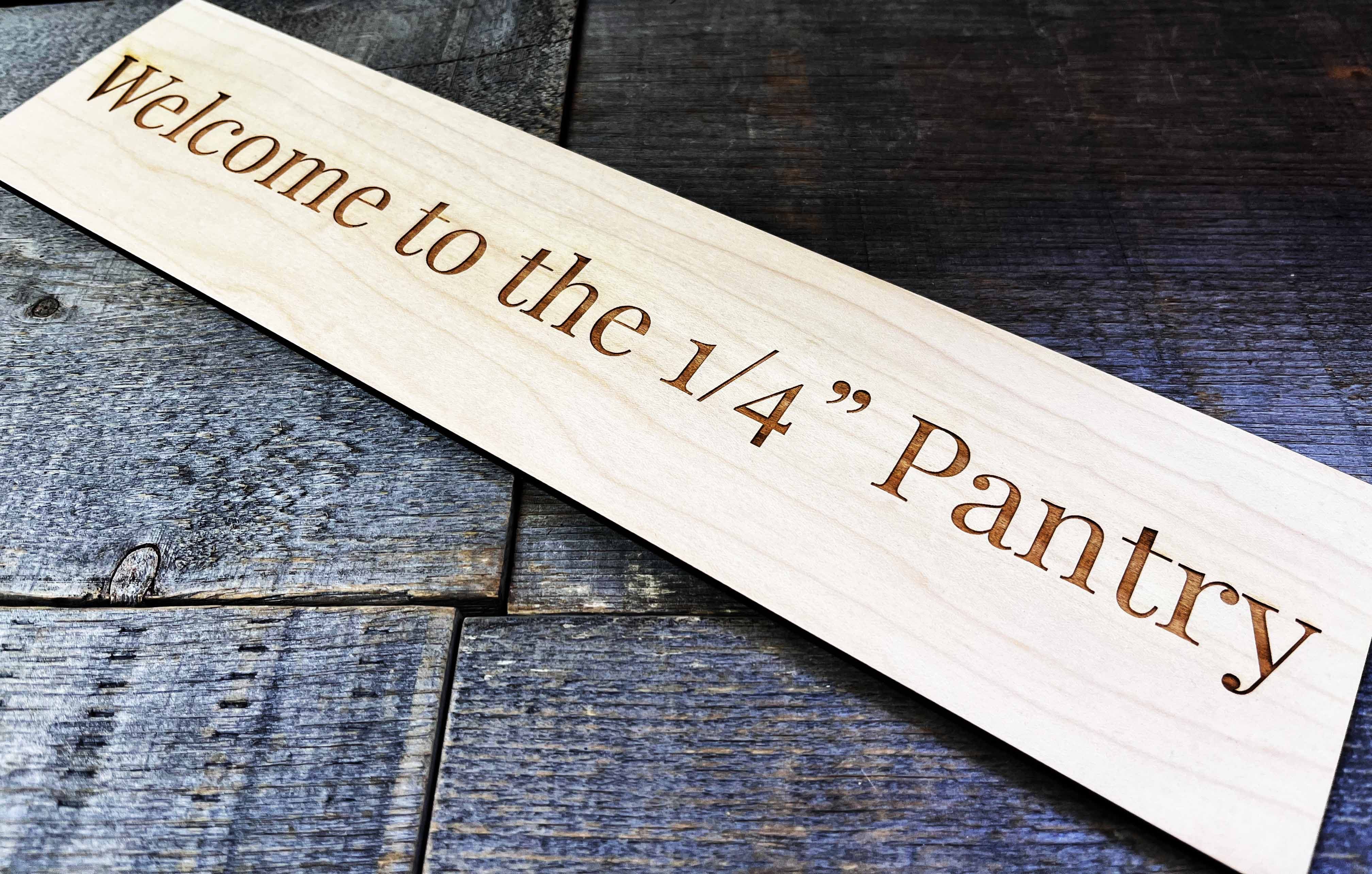 Laser Cut And Engraved Wooden Signs/Nameplates.
