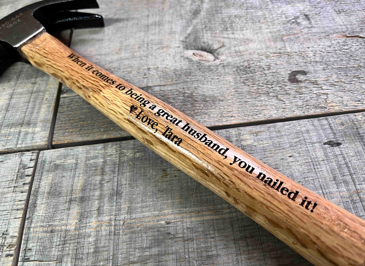 Claw Hammer - Custom Engraved.