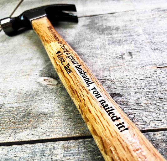 Claw Hammer - Custom Engraved.