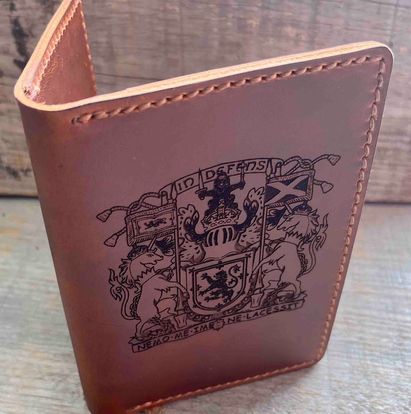 Passport Cover Premium Leather Engraved.