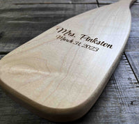 Mini Oar Custom Engraved.