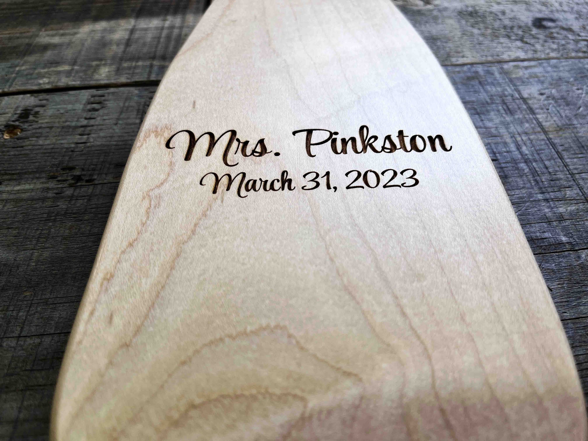 Mini Oar Custom Engraved.
