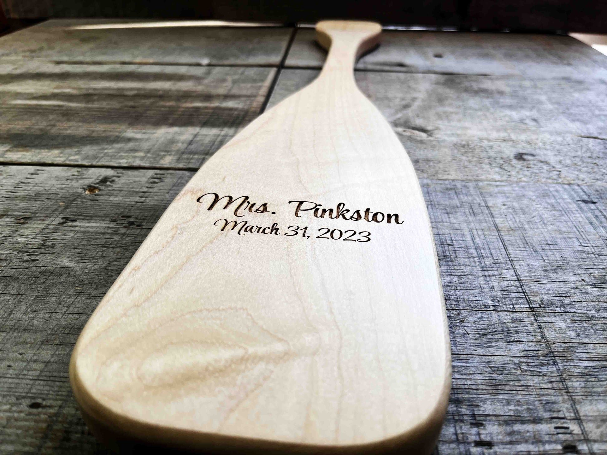 Mini Oar Custom Engraved.