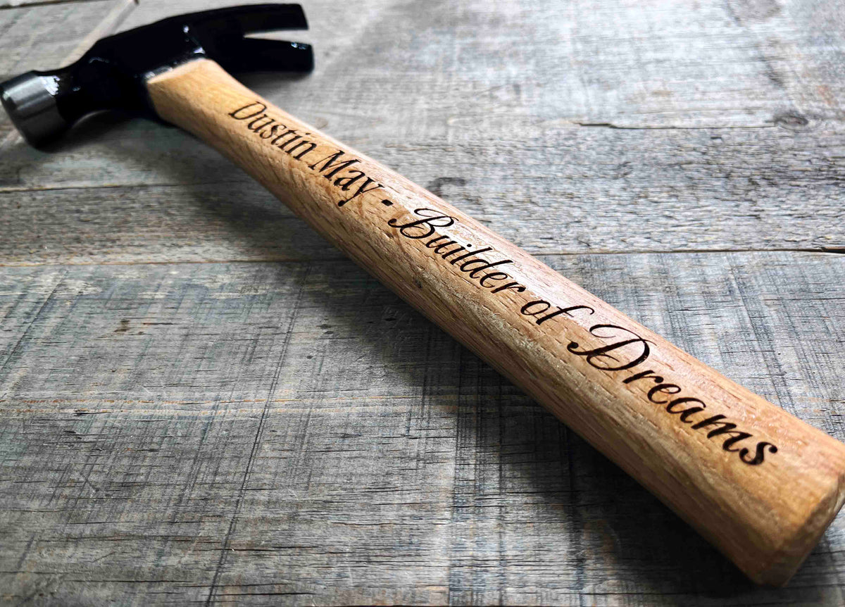 Claw Hammer - Custom Engraved.