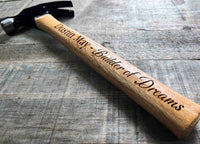 Claw Hammer - Custom Engraved.