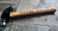 Claw Hammer - Custom Engraved.