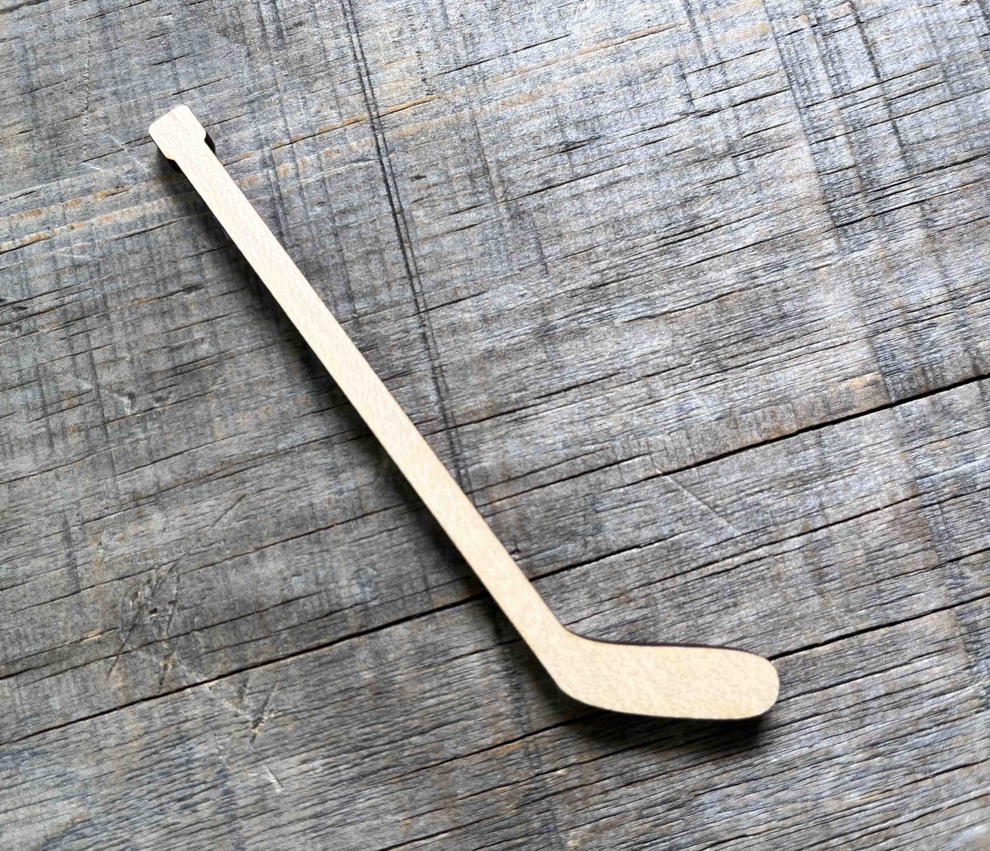 Hockey Stick Laser Cut Wood Blank.