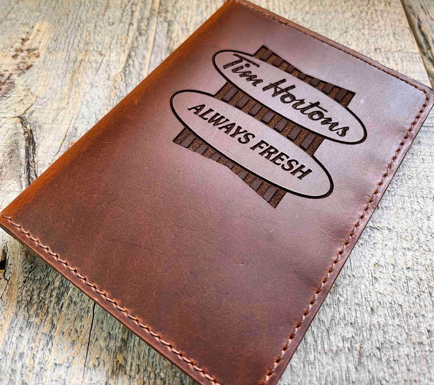 Passport Cover Premium Leather Engraved.