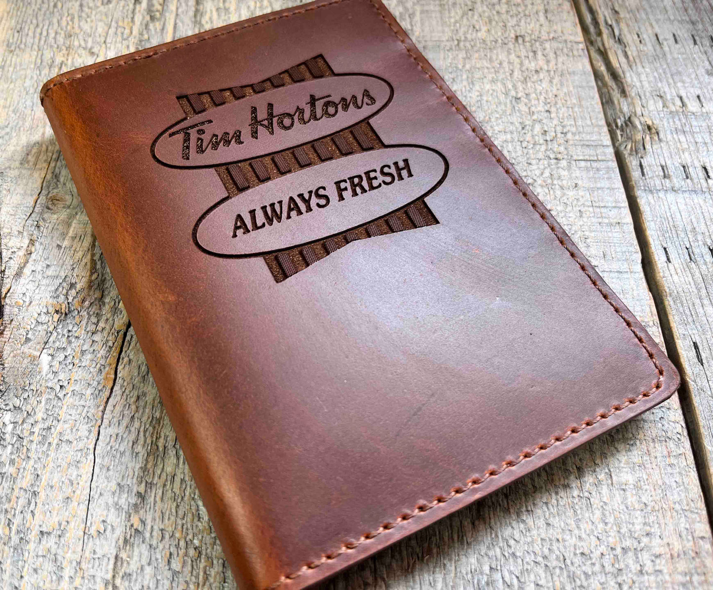 Passport Cover Premium Leather Engraved.