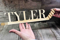 Hockey Sticks With Custom Name.