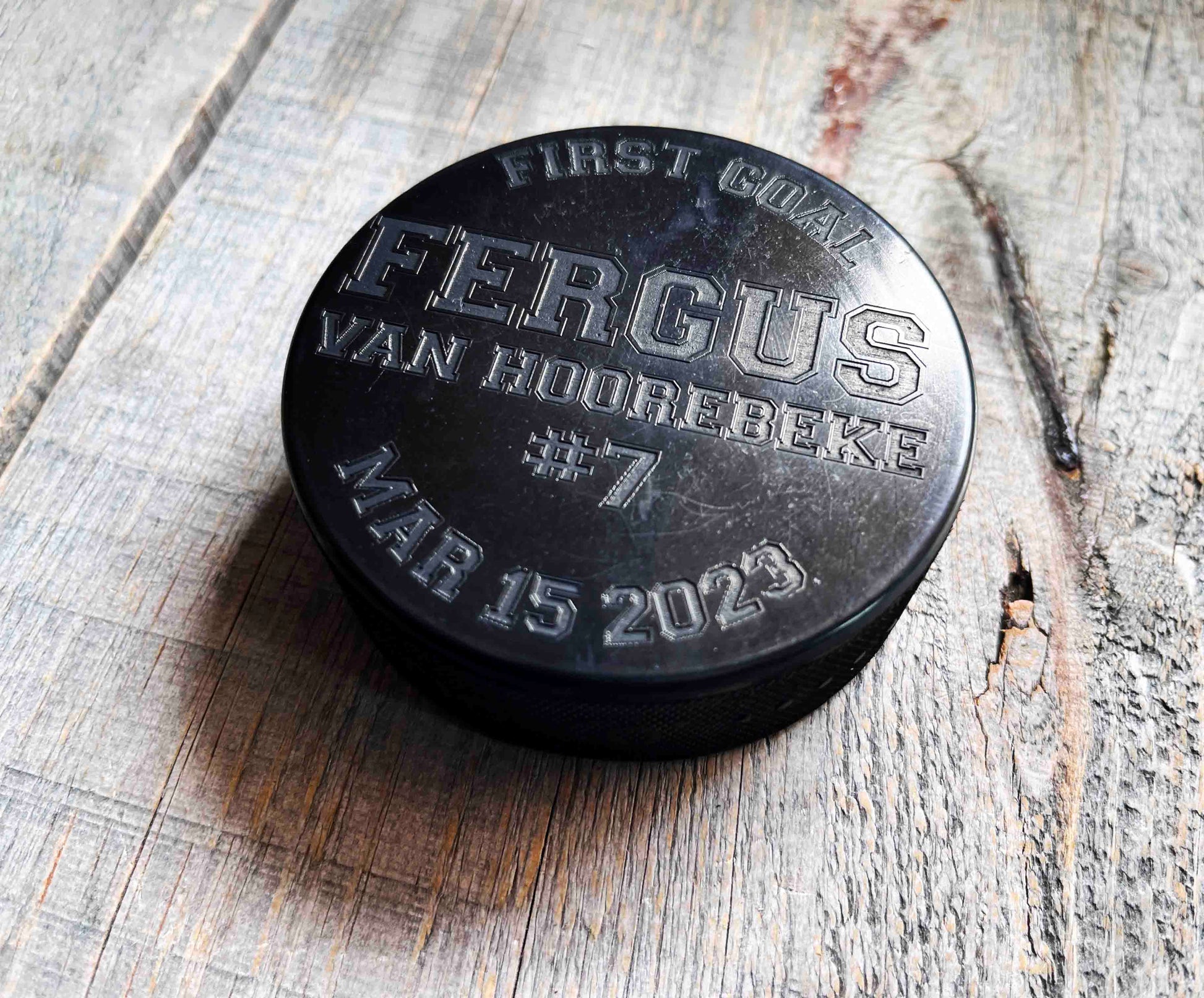 Custom Hockey Puck.