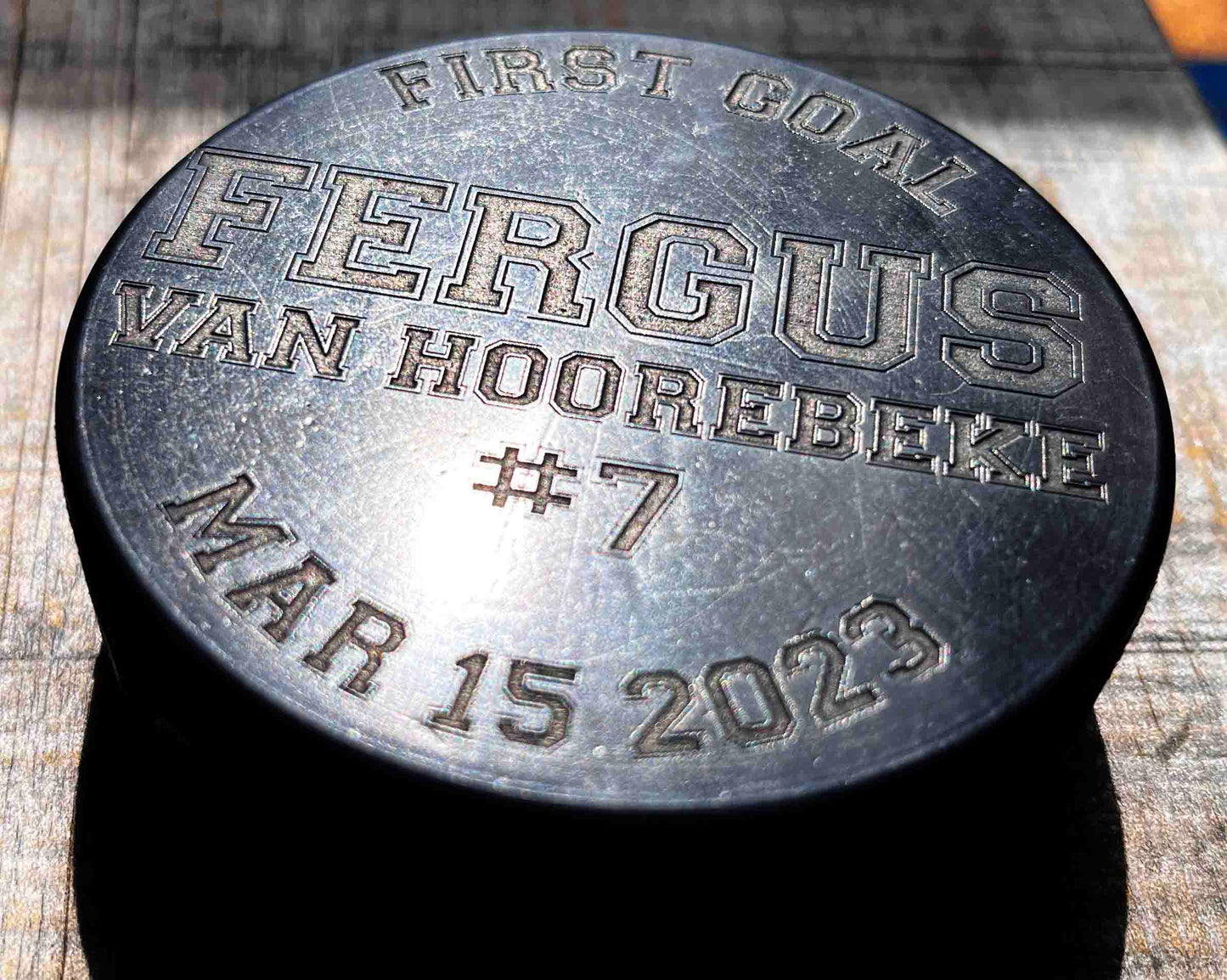 Custom Hockey Puck.