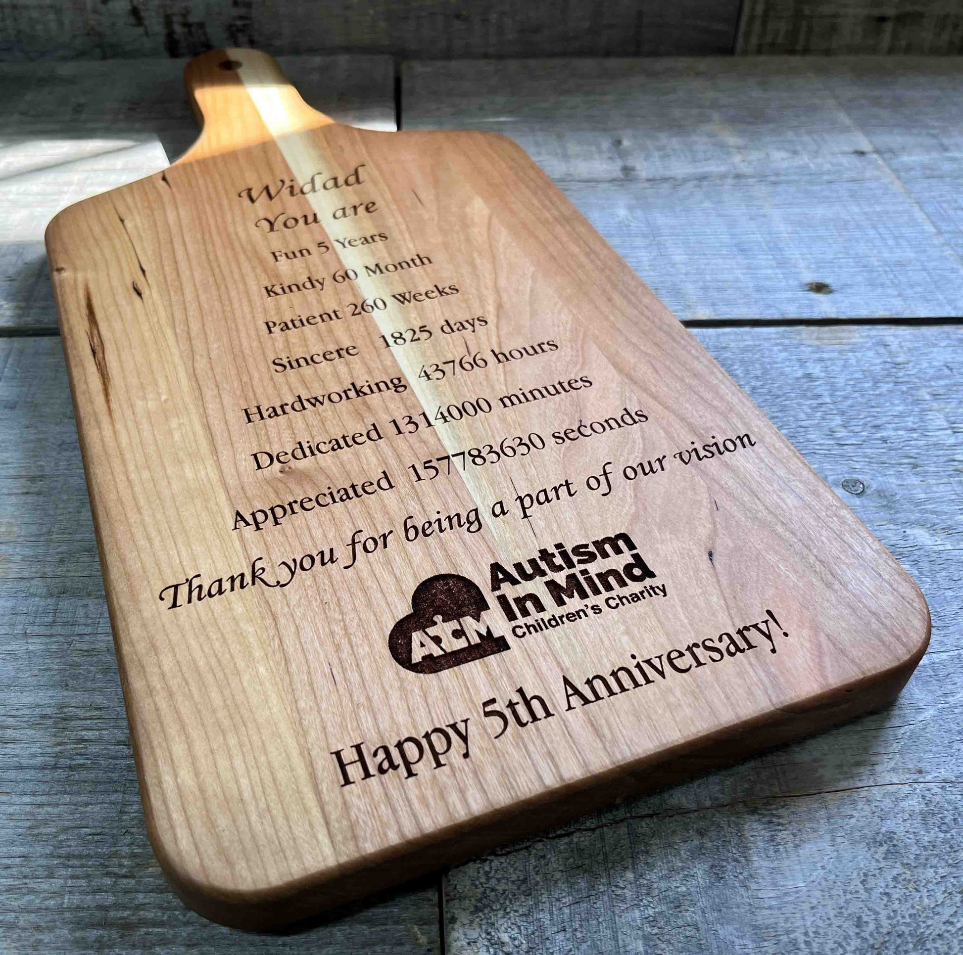 Solid Wood Cheese Board - Your Custom Design.