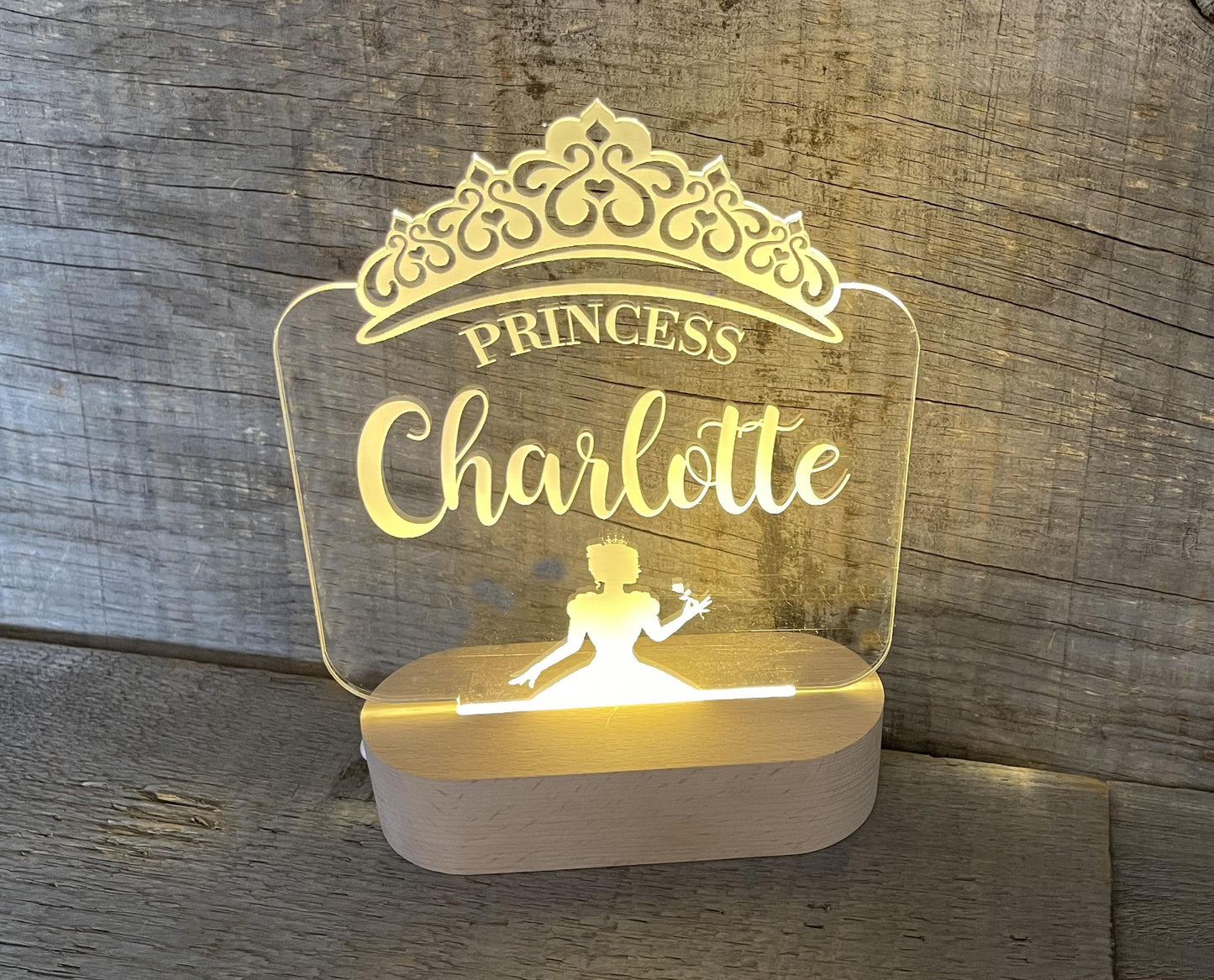 Princess Night Light - 7 Colours.