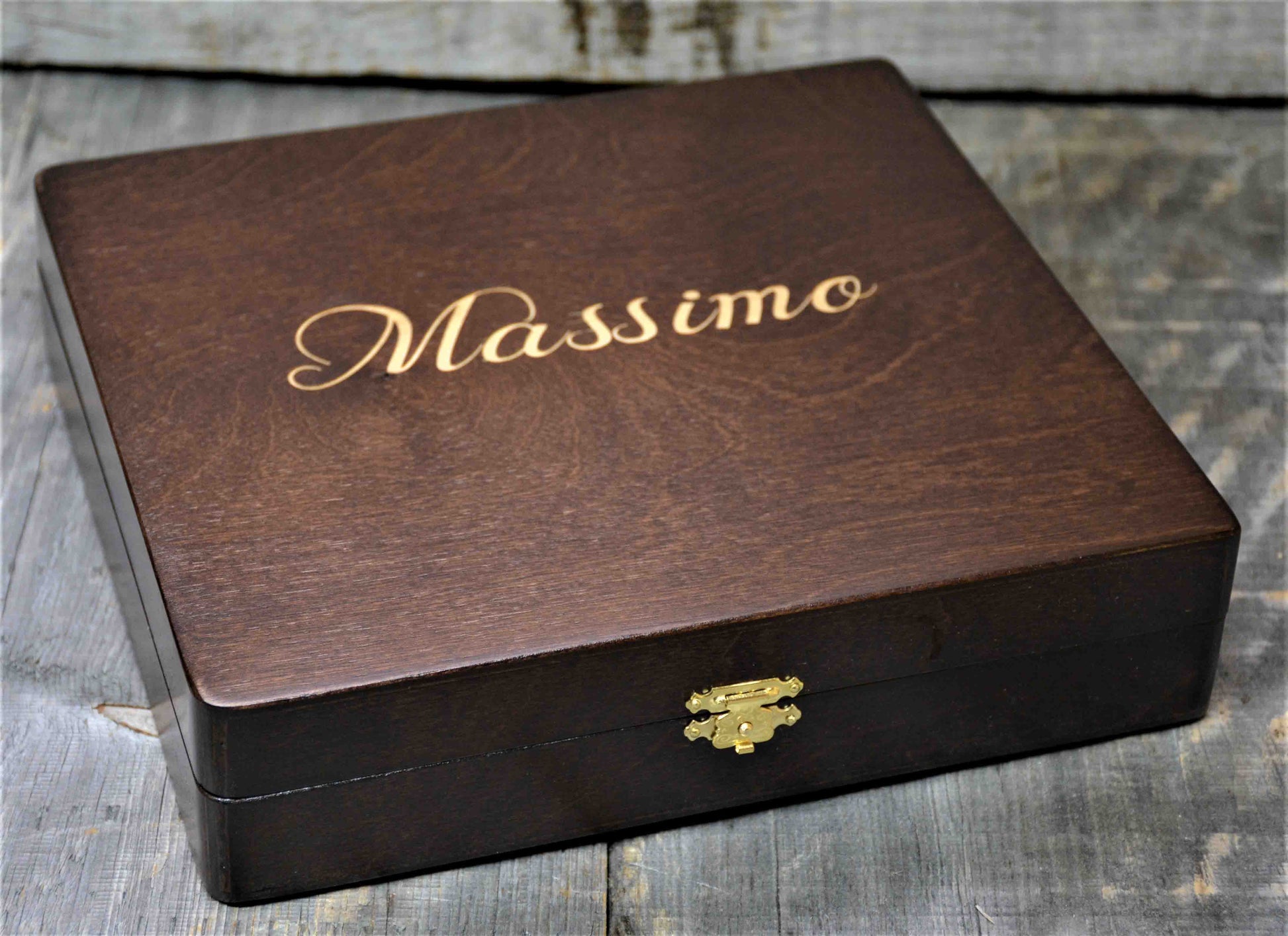 Premium Wooden Gift Box - Custom Design.