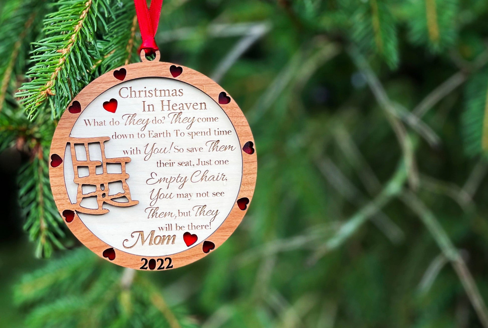 Christmas in Heaven Ornament.