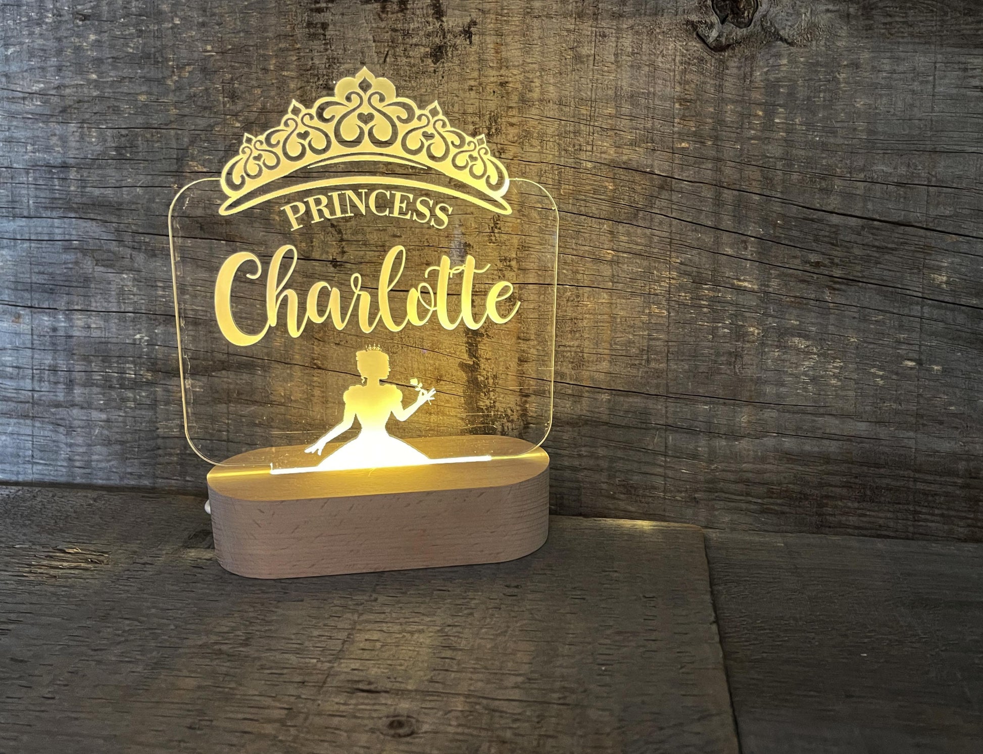 Princess Night Light - 7 Colours.