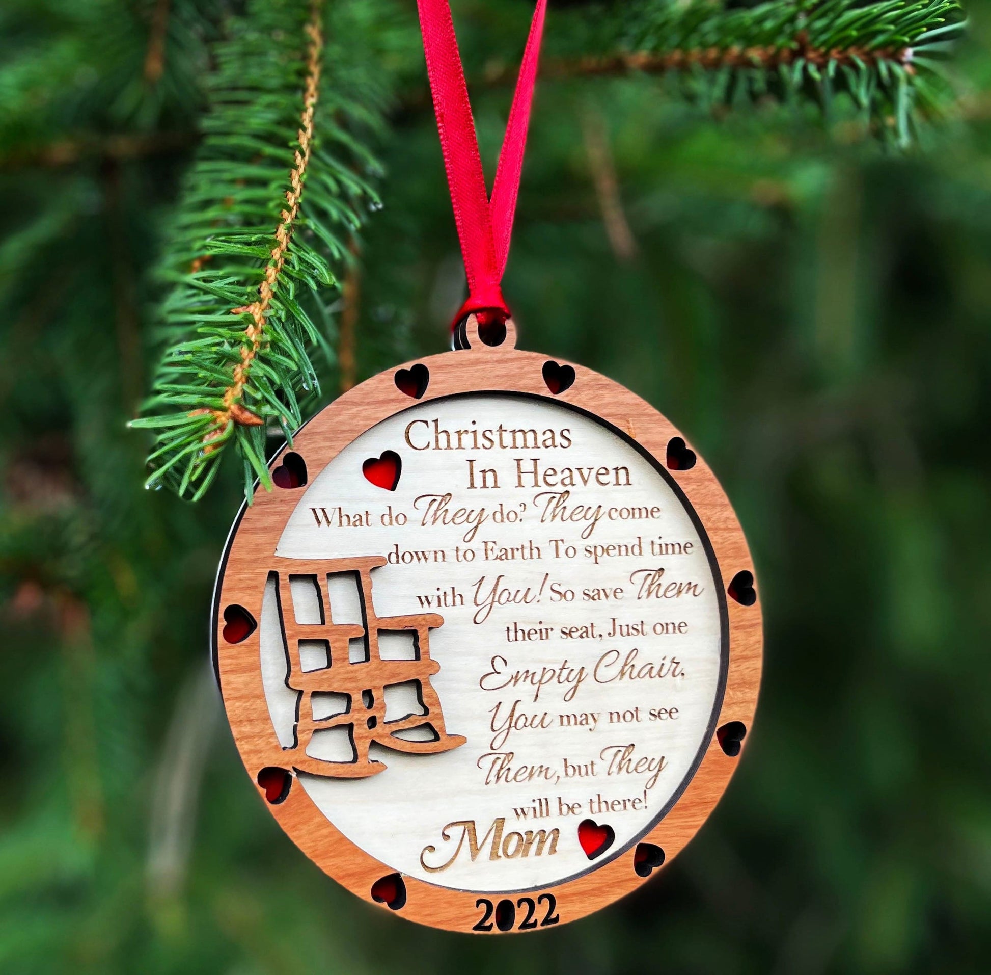 Christmas in Heaven Ornament.