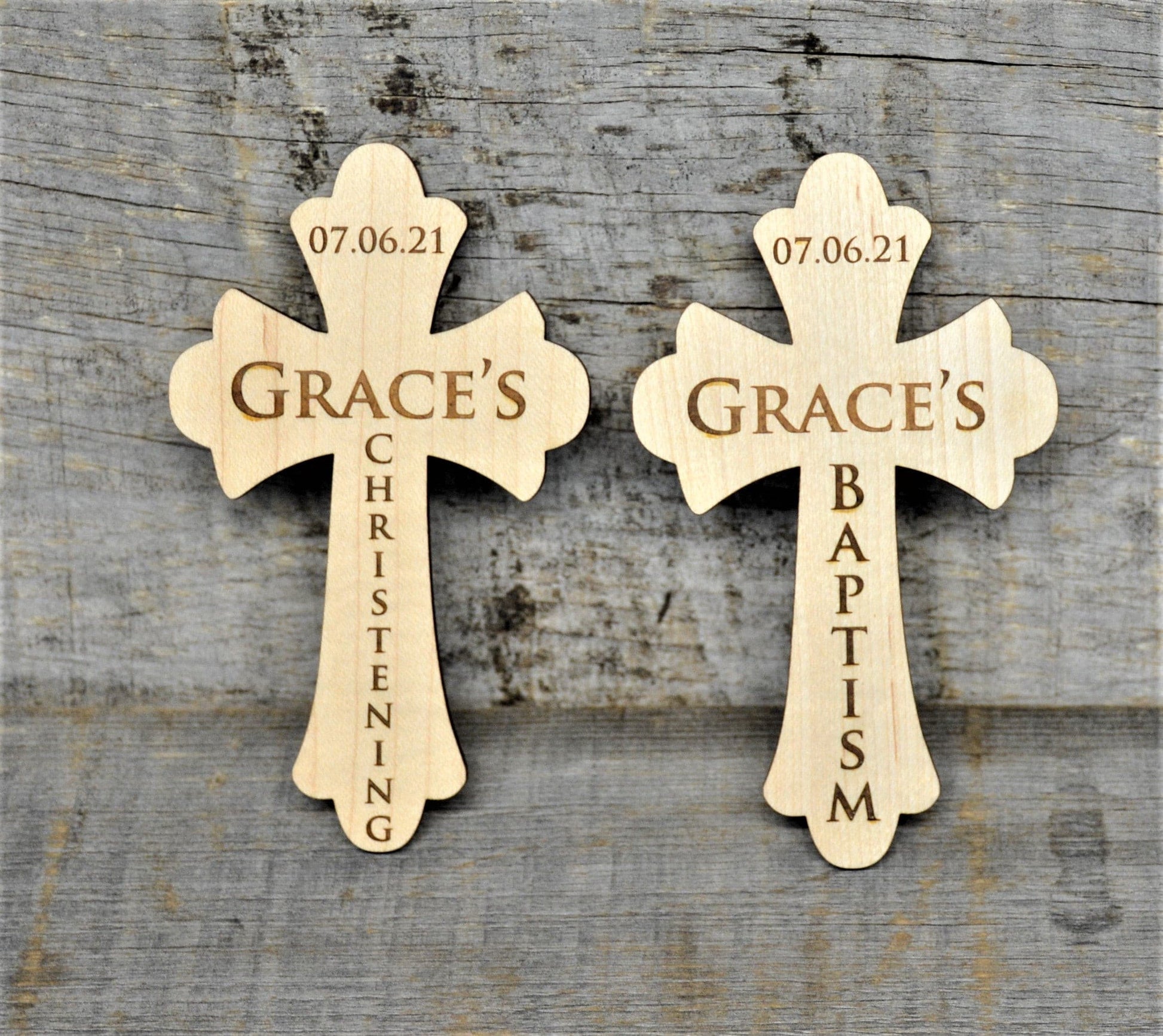 Baptism/Christening Custom Crosses.