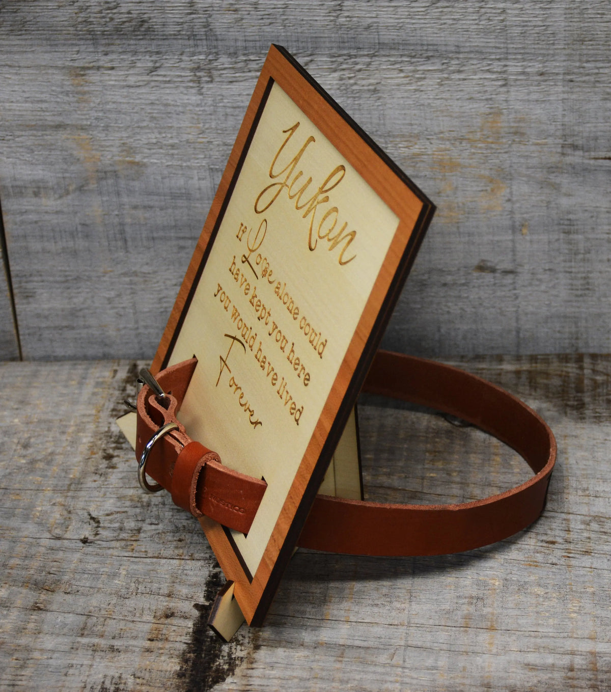 Custom Dog Collar Remembrance Frame.